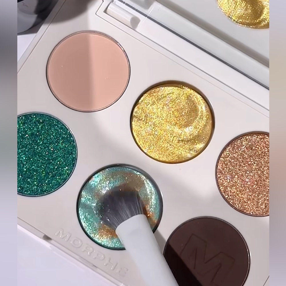 Morphe Python Code Eyeshadow Palette w/M573 Blending Brush - Picture 9 of 12